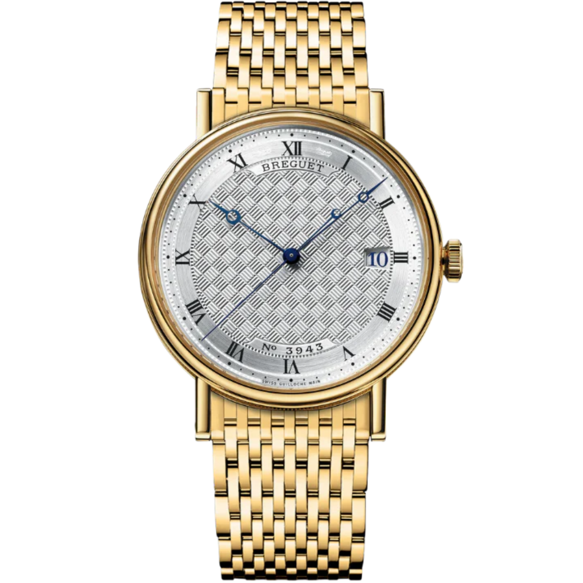CLASSIQUE 5177 38 MM YELLOW GOLD WITH SILVER DIAL - Breguet