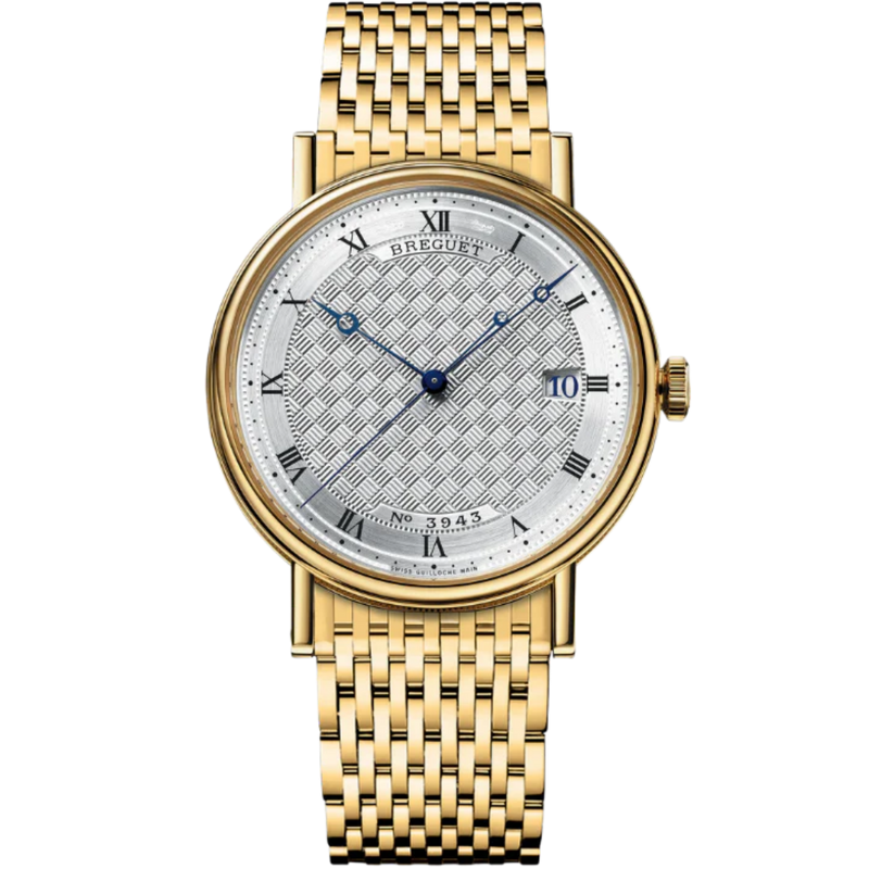 CLASSIQUE 5177 38 MM YELLOW GOLD WITH SILVER DIAL - Breguet