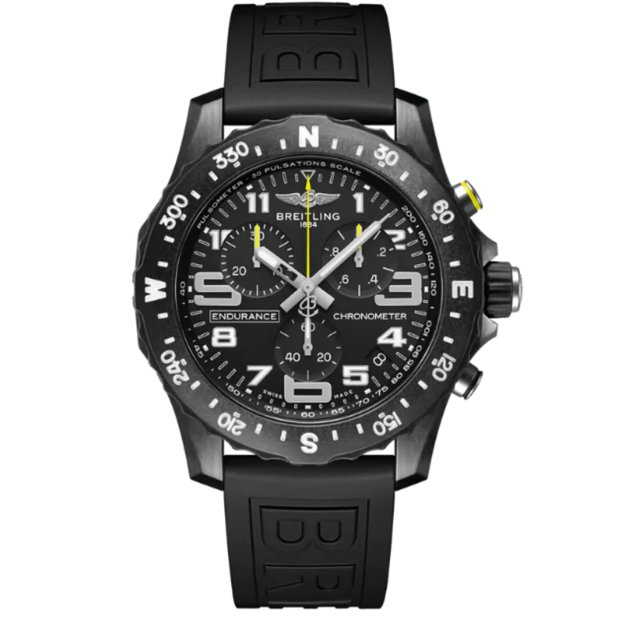 ENDURANCE PRO 44 MM BREITLIGHT® CASE WITH BLACK DIAL - Breitling