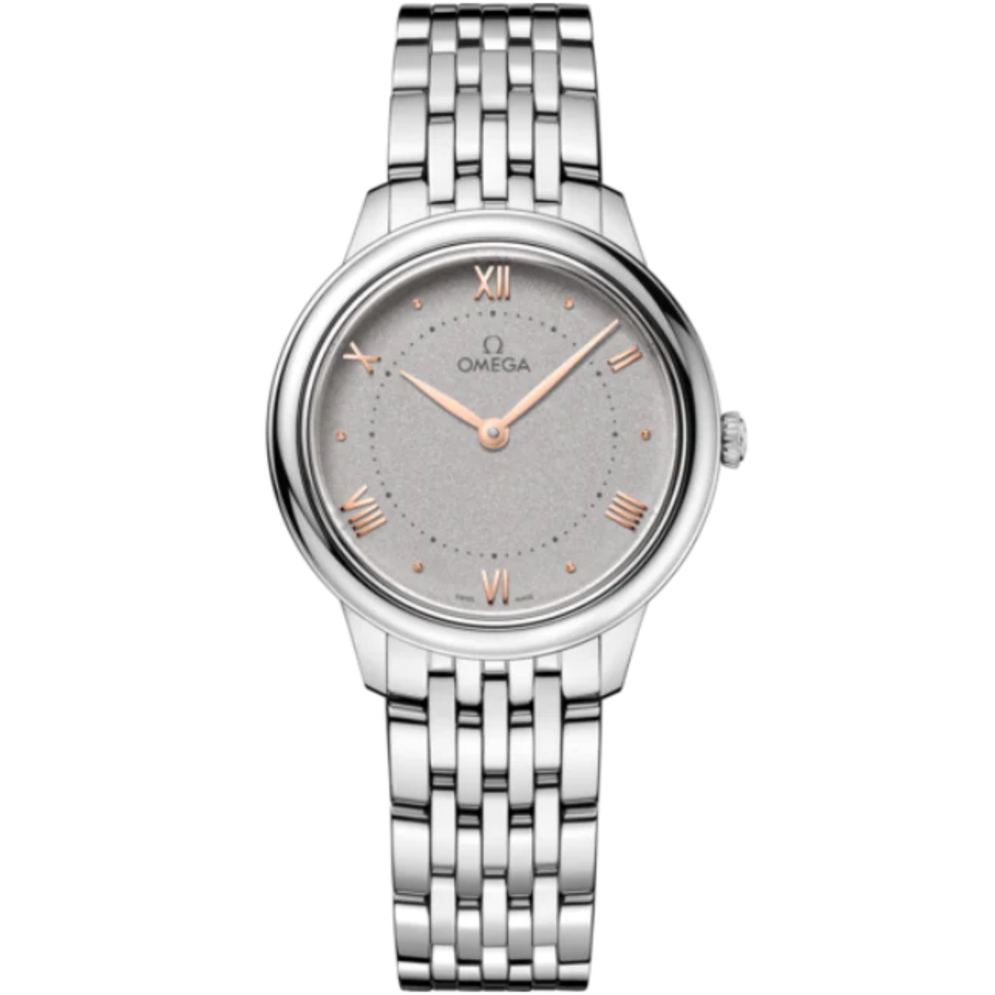 DE VILLE PRESTIGE 30 MM STAINLESS STEEL WITH GREY DIAL - Omega