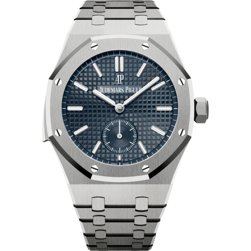 Royal Oak Minute Repeater Supersonnerie 42MM Titanium Bracelet Blue Dial With Grande Tapisserie Patterntitanium Case - Audemars Piguet