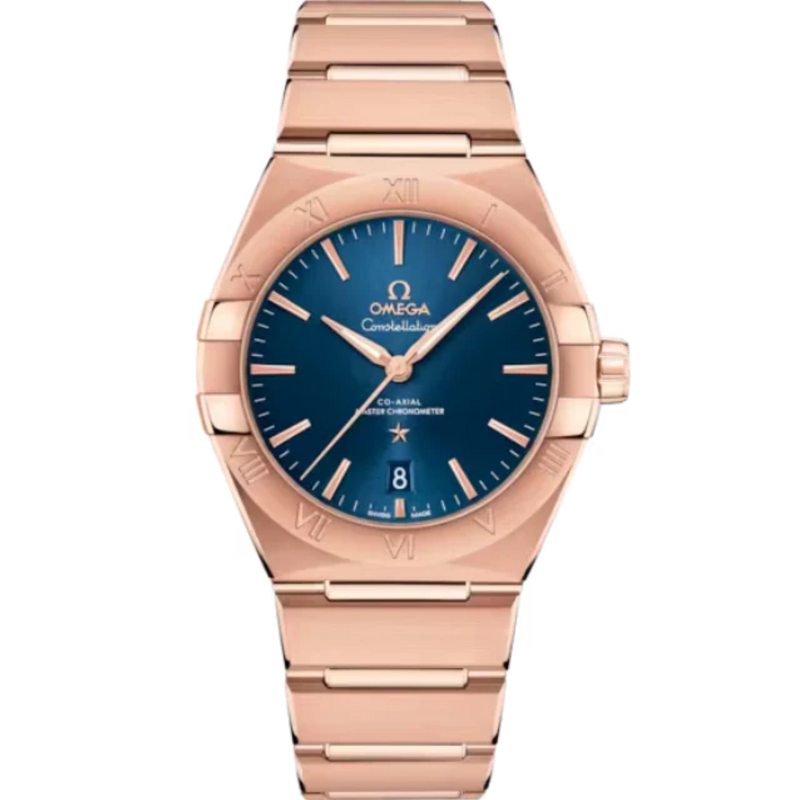 CONSTELLATION 39 MM SEDNA™ GOLD WITH BLUE DIAL - Omega