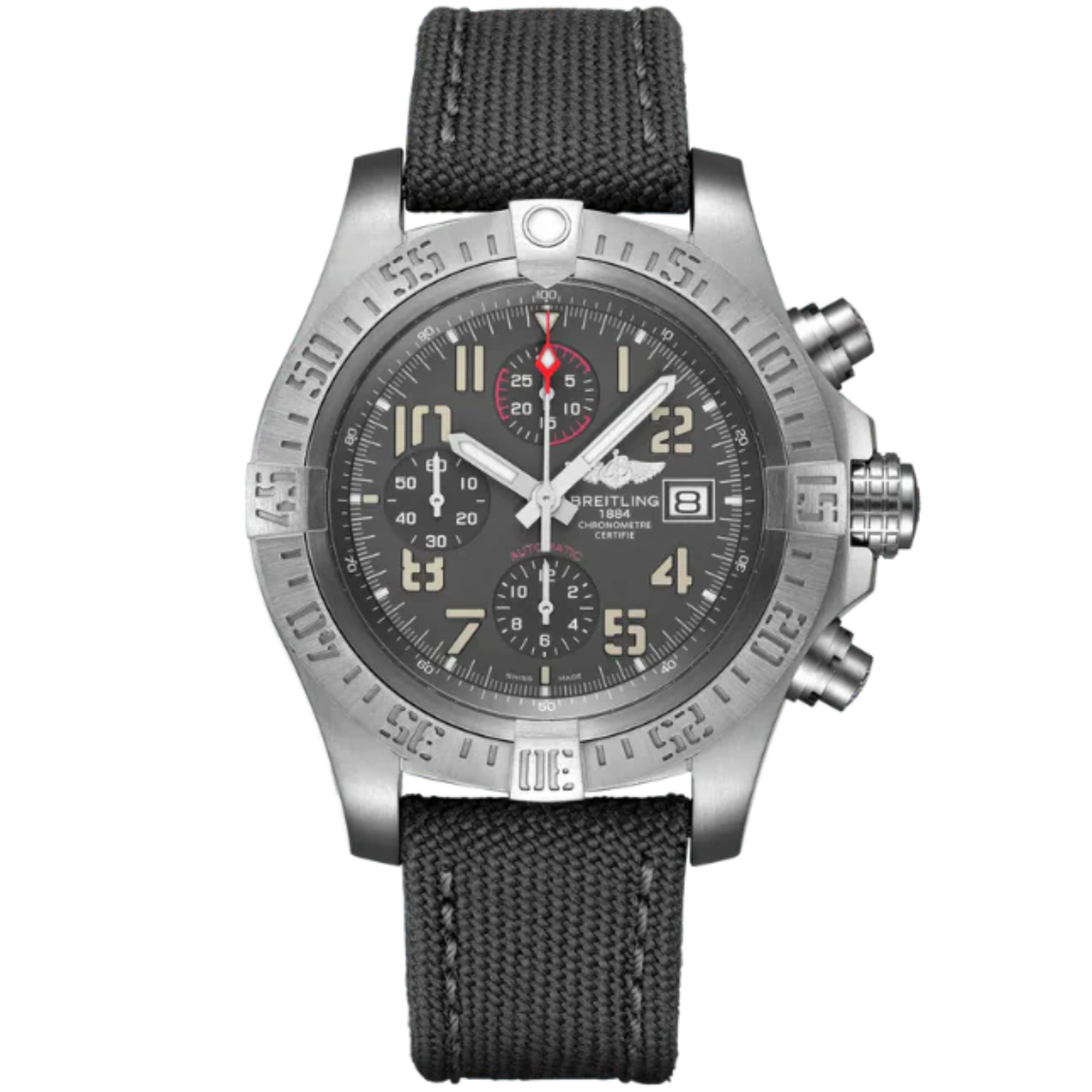 AVENGER BANDIT 45 MM TITANIUM WITH ANTHRACITE BLACK DIAL - Breitling