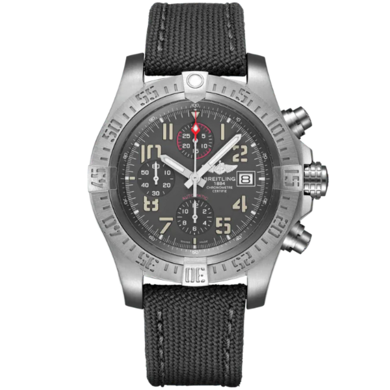 AVENGER BANDIT 45 MM TITANIUM WITH ANTHRACITE BLACK DIAL - Breitling