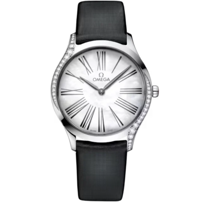 DE VILLE TRÉSOR 36 MM STAINLESS STEEL WITH MOTHER OF PEARL DIAL - Omega