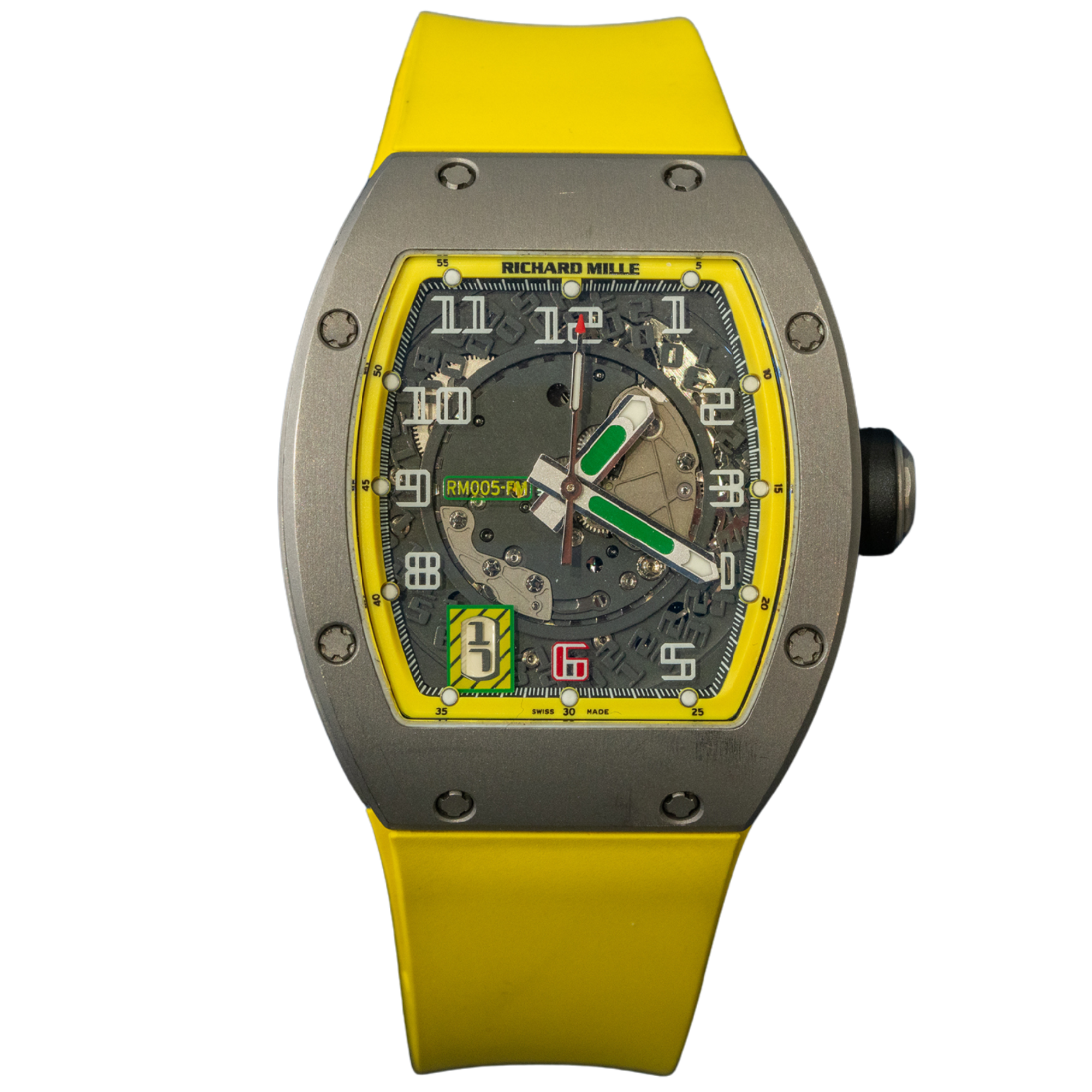 Richard Mille RM005 Titanium “Felippe Massa Brazil” Grey DLC - Richard Mille
