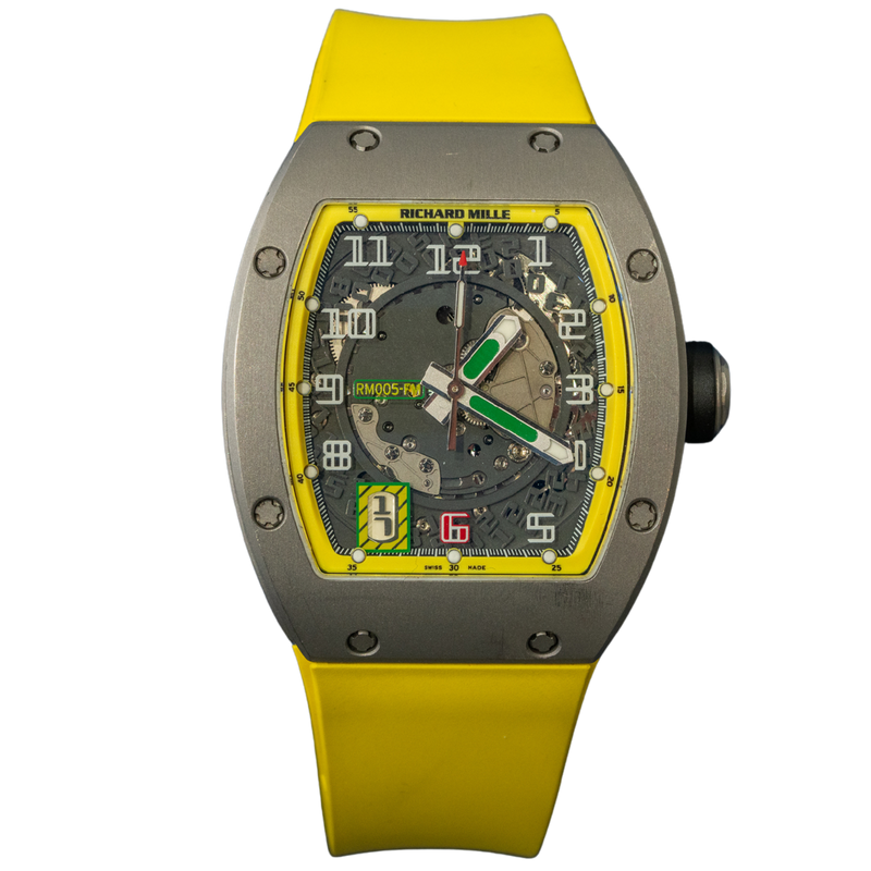 Richard Mille RM005 Titanium “Felippe Massa Brazil” Grey DLC - Richard Mille