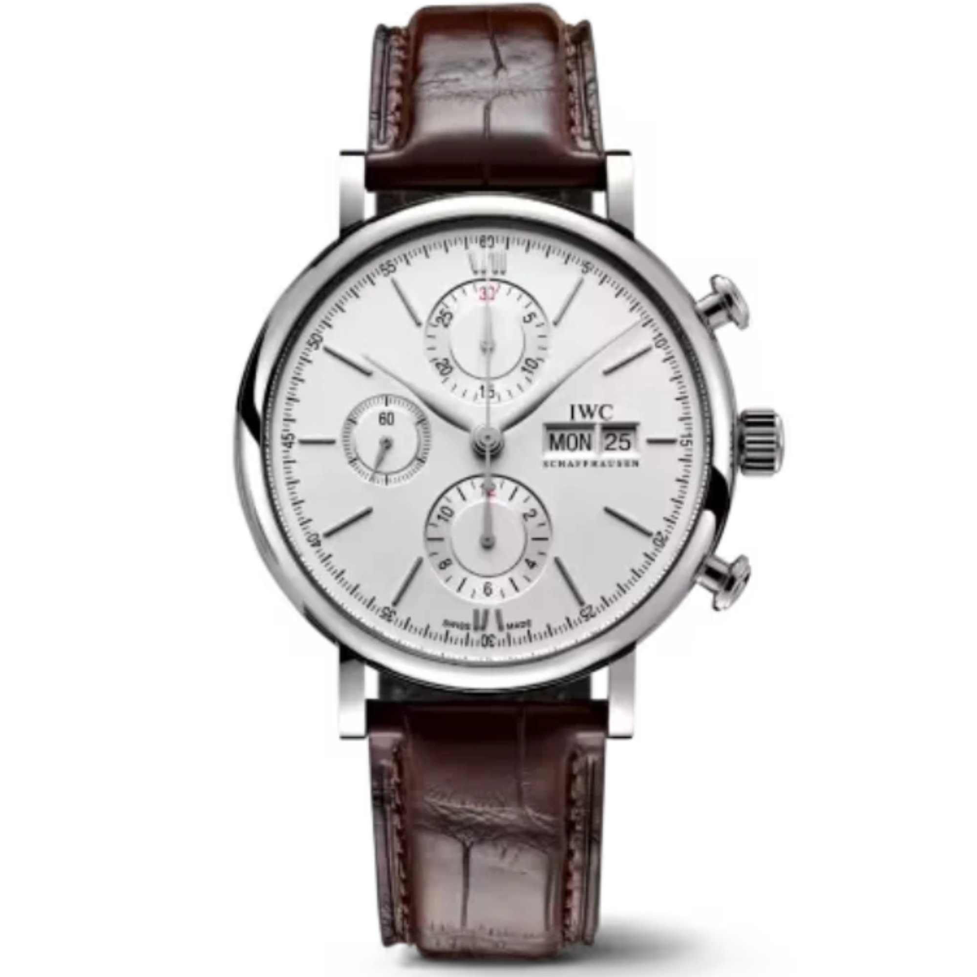 PORTOFINO CHRONOGRAPH 42 MM STAINLESS STEEL WITH WHITE DIAL - IWC