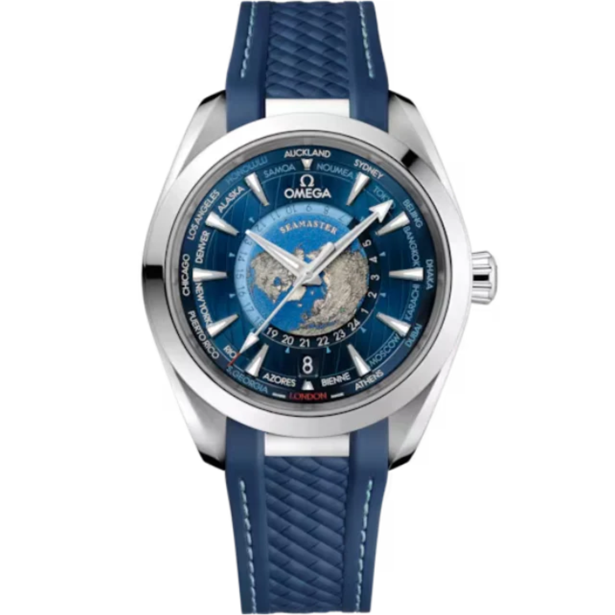 SEAMASTER AQUA TERRA 150M 43 MM STAINLESS STEEL WITH BLUE DIAL - Omega