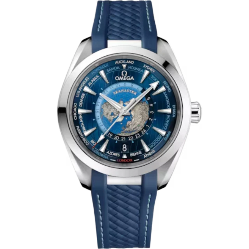 SEAMASTER AQUA TERRA 150M 43 MM STAINLESS STEEL WITH BLUE DIAL - Omega