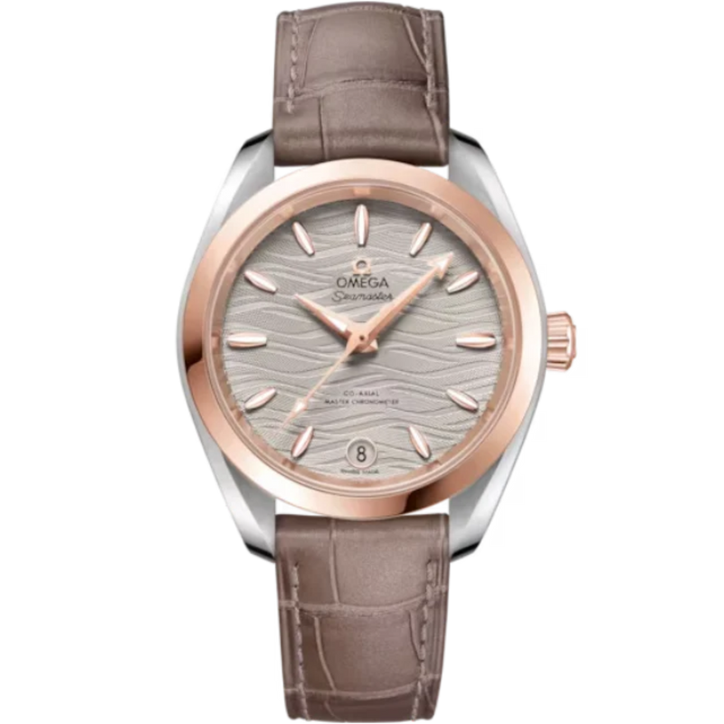 SEAMASTER AQUA TERRA 150M 34 MM STAINLESS STEEL - SEDNA™ GOLD WITH GREY DIAL - Omega