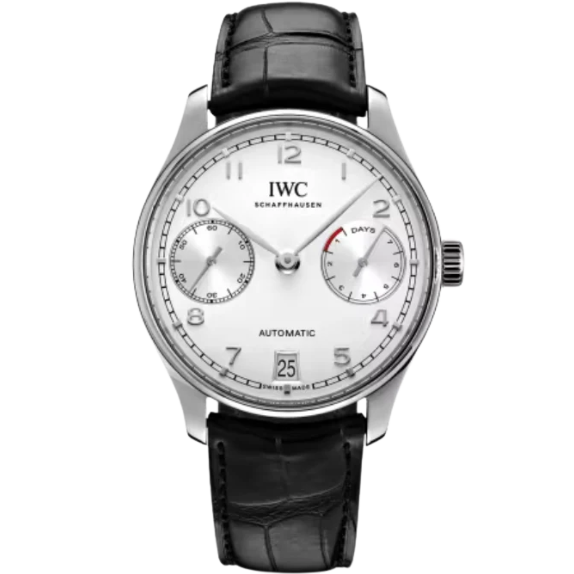 PORTUGIESER AUTOMATIC 42 MM STAINLESS STEEL WITH WHITE DIAL - IWC