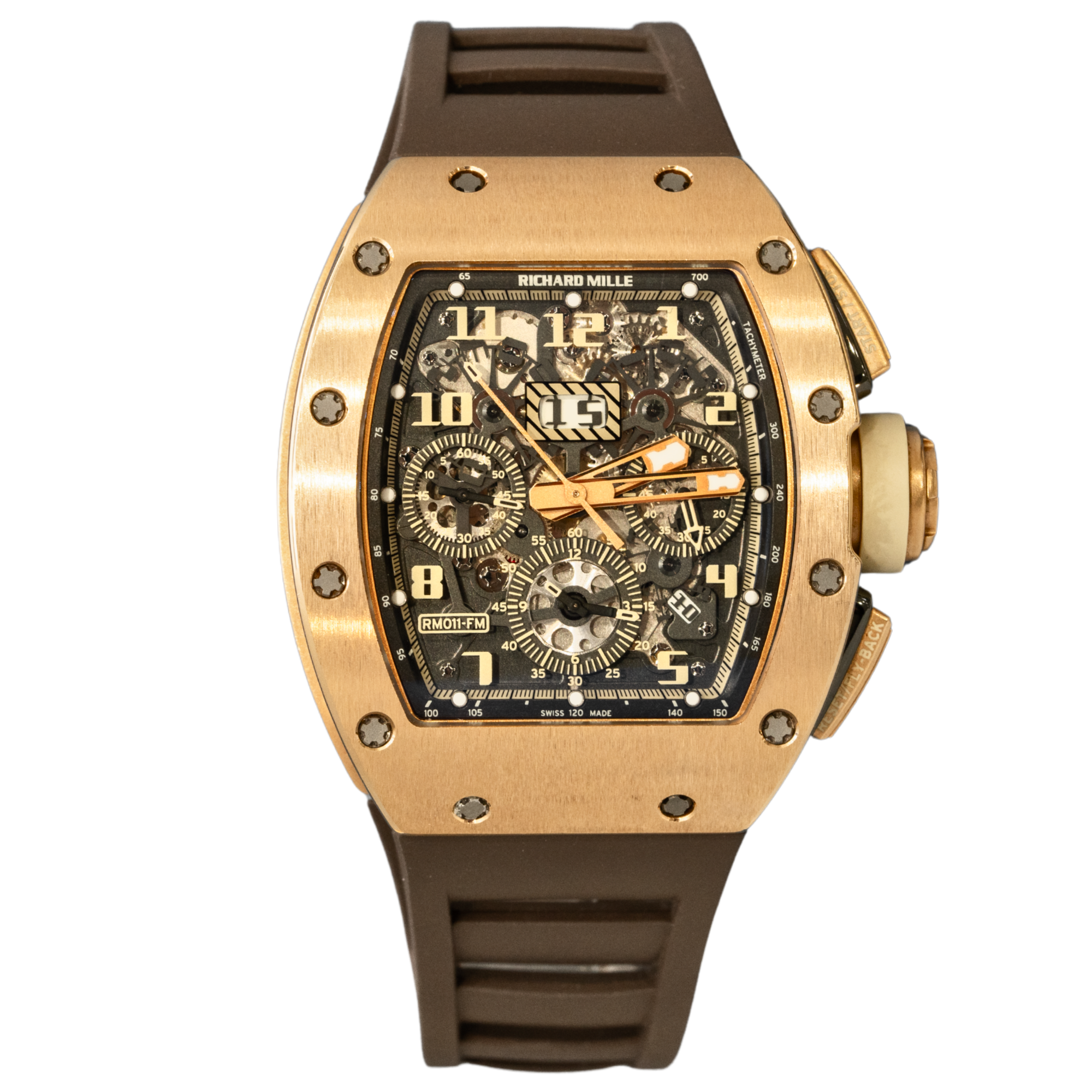 Richard Mille 	RM011 "Ivory" Full Rose Gold Chronograph - Richard Mille