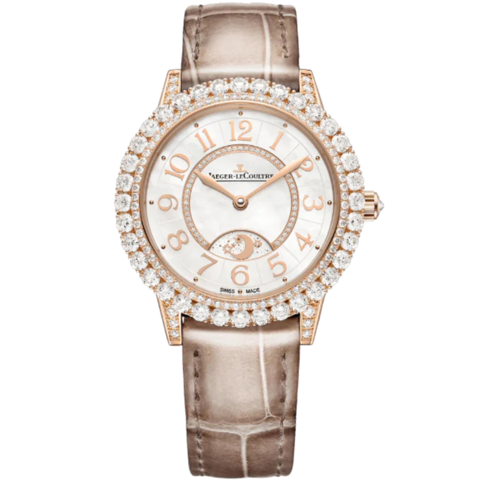 RENDEZ-VOUS DAZZLING NIGHT & DAY 36 MM 18K ROSE GOLD WITH MOTHER OF PEARL DIAL - Jaeger-LeCoultre