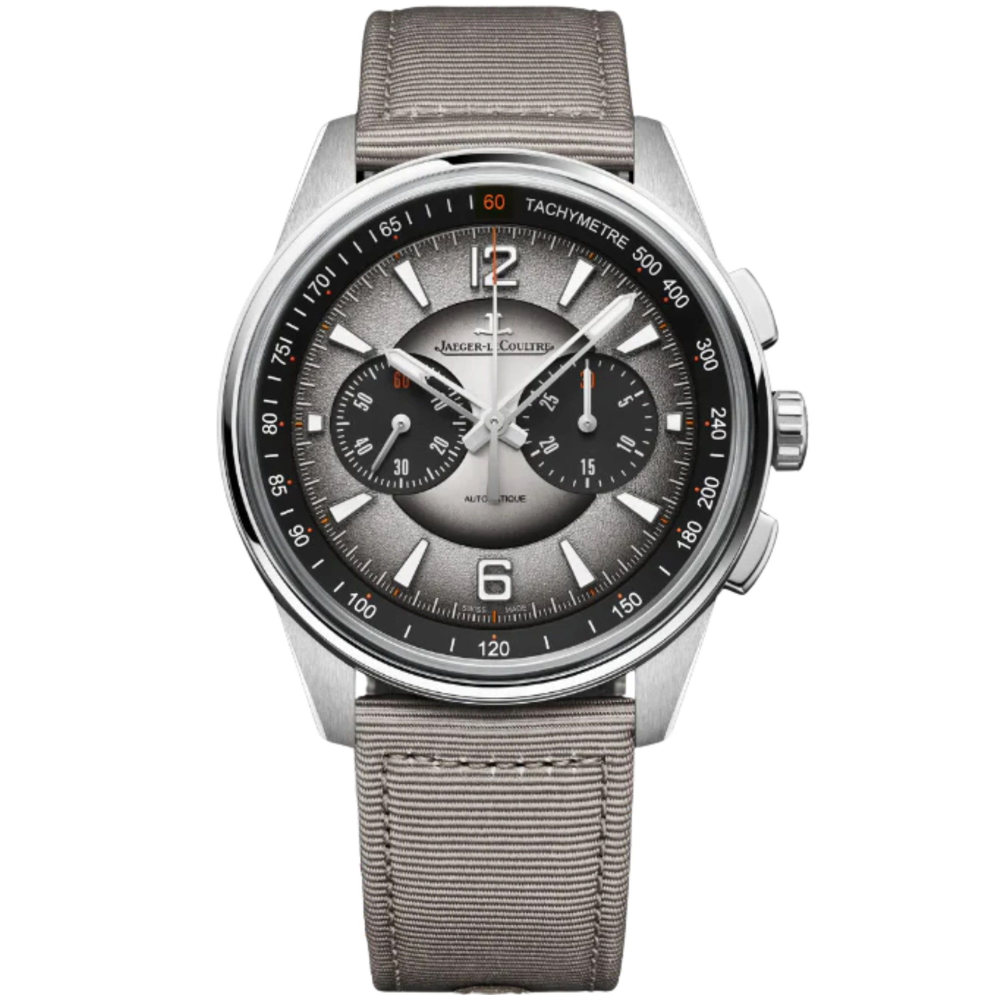 POLARIS CHRONOGRAPH 42 MM STAINLESS STEEL WITH GRAY SUNBURST DIAL - Jaeger-LeCoultre
