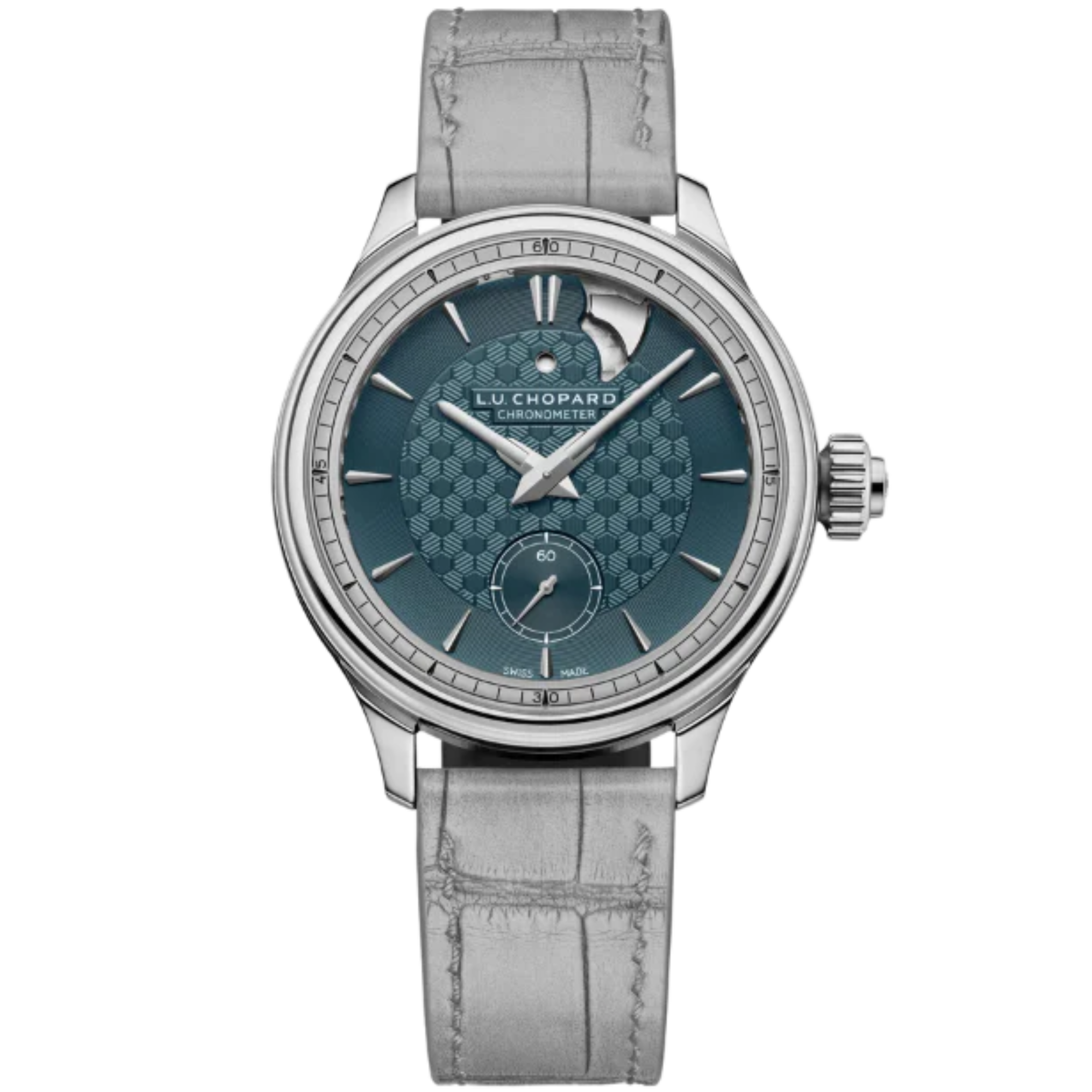 L.U.C STRIKE ONE LIMITED EDITION 40 MM ETHICAL WHITE GOLD WITH GREY-GREEN DIAL - Chopard