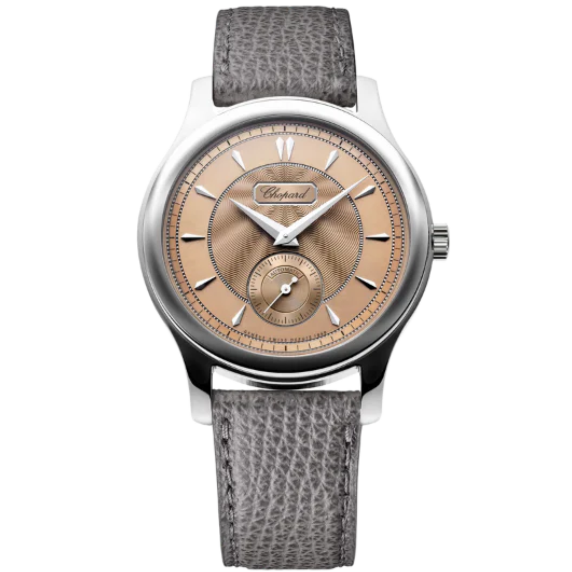 L.U.C 1860 36 MM LUCENT STEEL™ WITH SALMON DIAL - Chopard