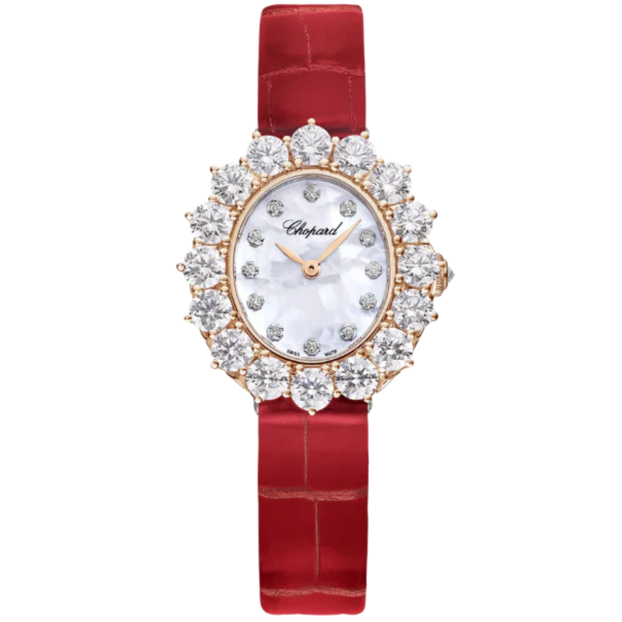 L'HEURE DU DIAMANT 30 MM ETHICAL ROSE GOLD WITH MOTHER OF PEARL DIAL - Chopard