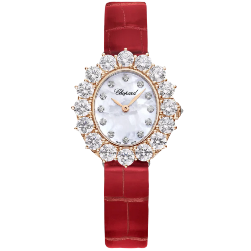 L'HEURE DU DIAMANT 30 MM ETHICAL ROSE GOLD WITH MOTHER OF PEARL DIAL - Chopard