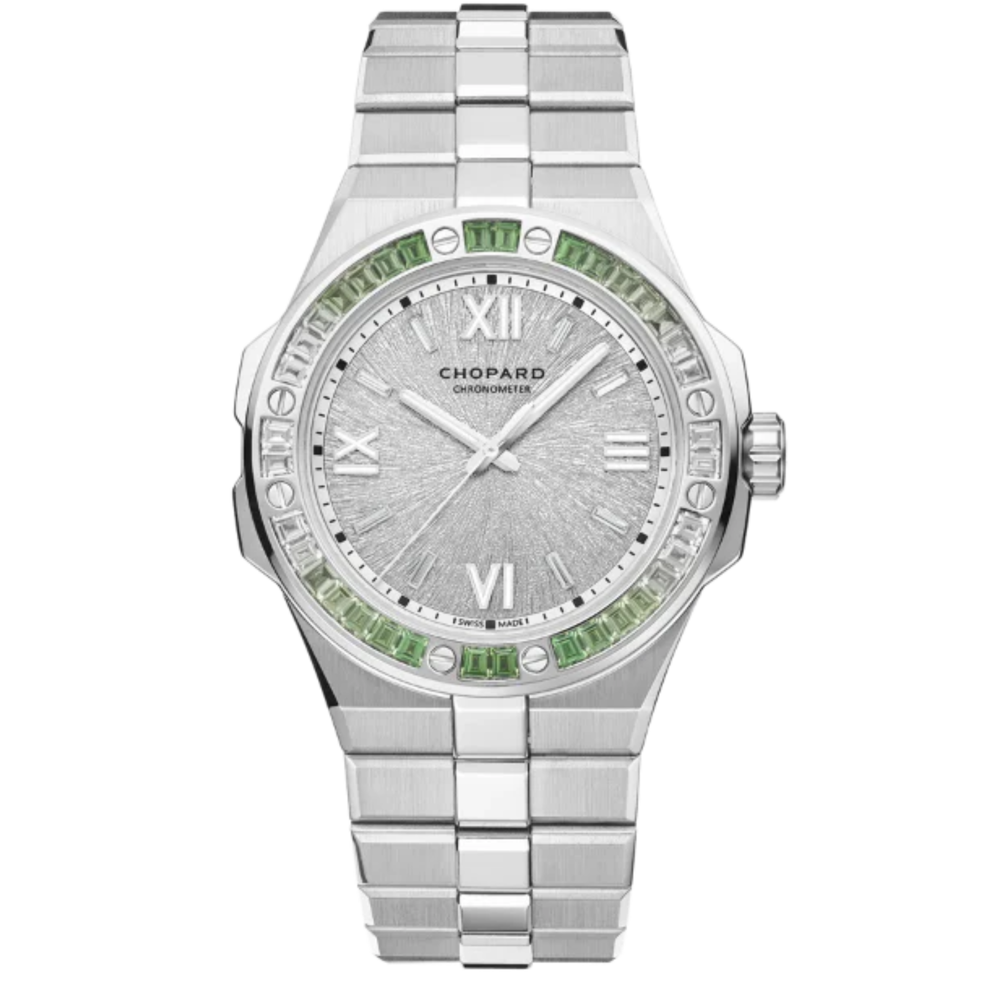 ALPINE EAGLE 41 MM ETHICAL WHITE GOLD WITH VALS GREY DIAL - Chopard