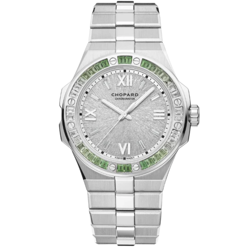ALPINE EAGLE 41 MM ETHICAL WHITE GOLD WITH VALS GREY DIAL - Chopard