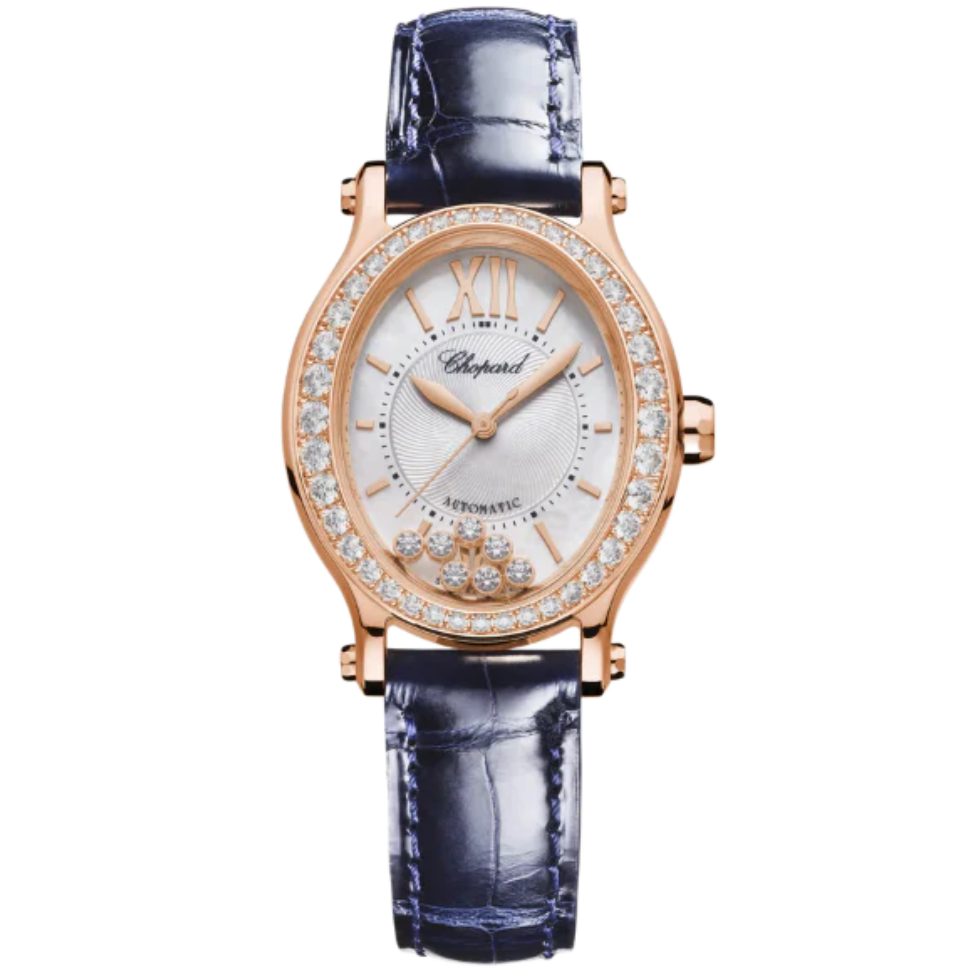 HAPPY SPORT 31 MM ETHICAL ROSE GOLD WITH SILVER DIAL - Chopard