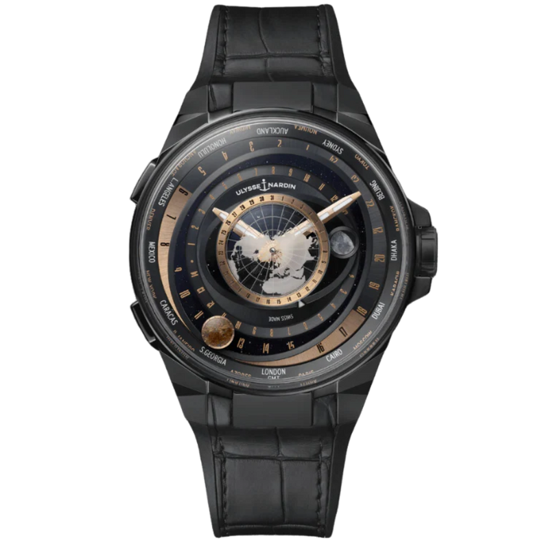 BLAST MOONSTRUCK 45 MM TITANIUM - CERAMIC WITH BLACK DIAL - Ulysse Nardin