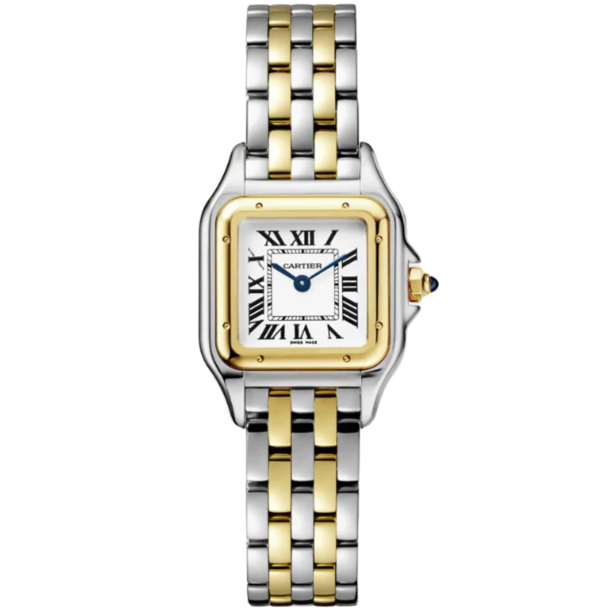 PANTHERE DE CARTIER 30 MM YELLOW GOLD WITH SILVER DIAL - Cartier