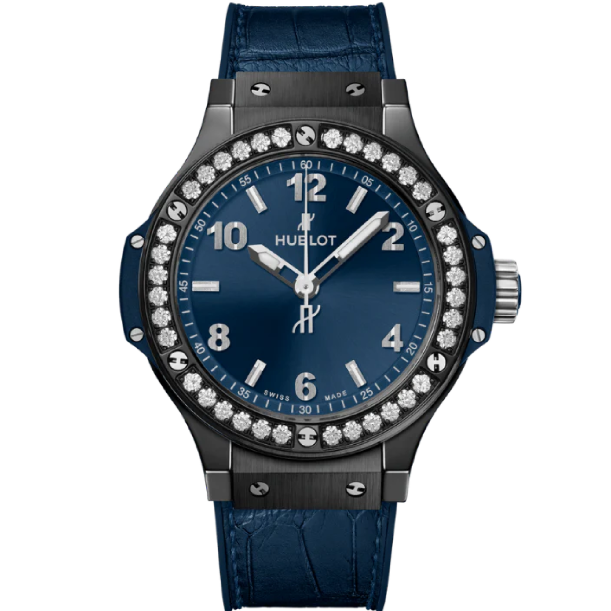 Big Bang 38mm CERAMIC BLUE DIAMONDS - Hublot