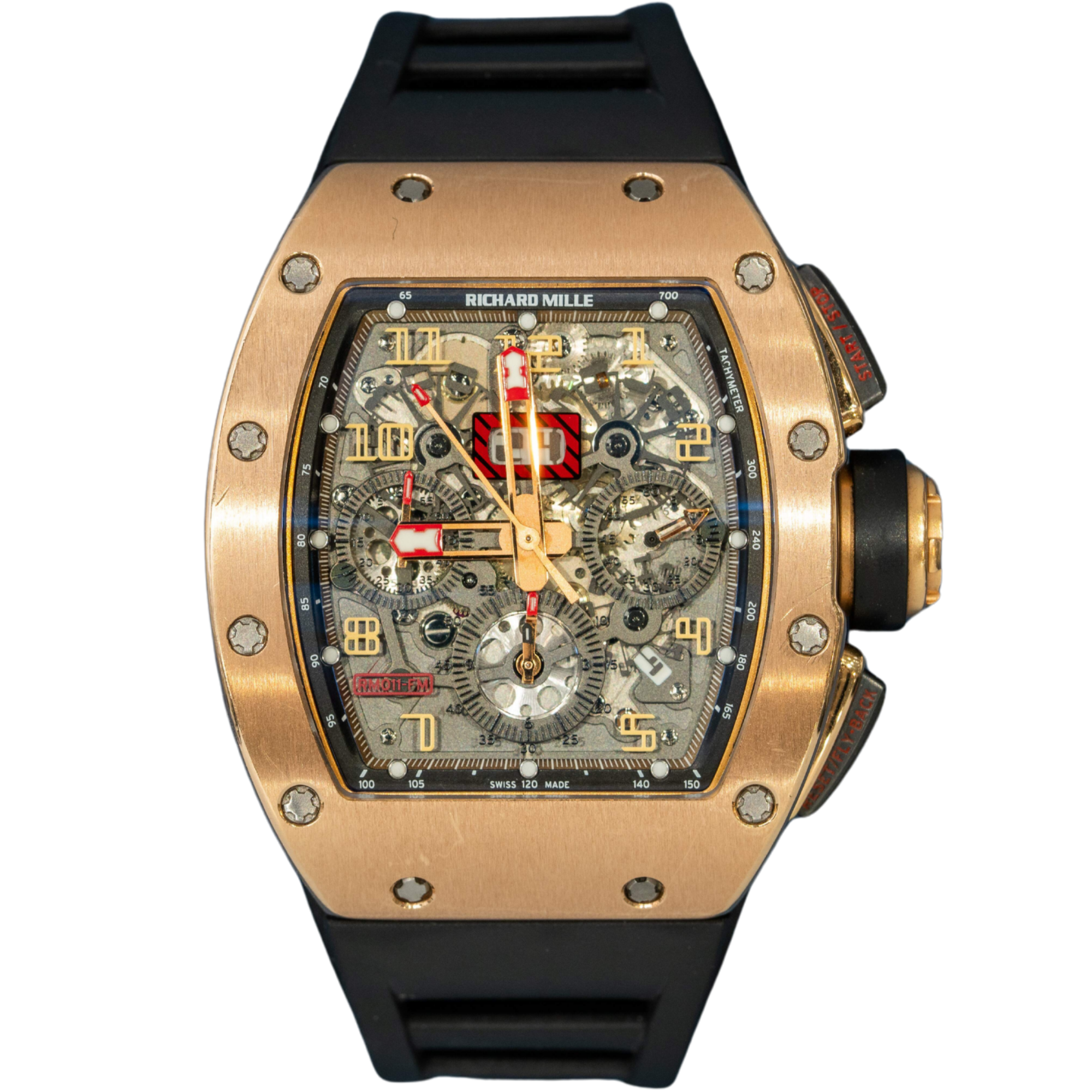 Richard Mille RM011 "Red Kite" Rose Gold/Black DLC Chronograph - Richard Mille