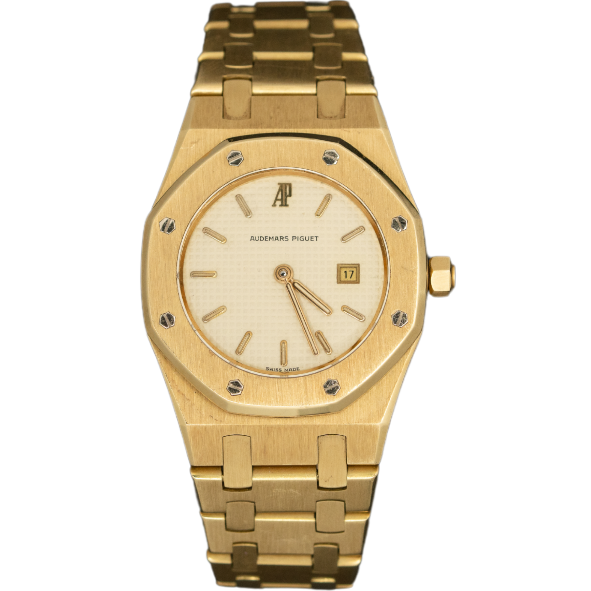 Audemars Piguet Royal Oak Ref. 56048BA 30MM Yellow Gold Cream Dial - Audemars Piguet