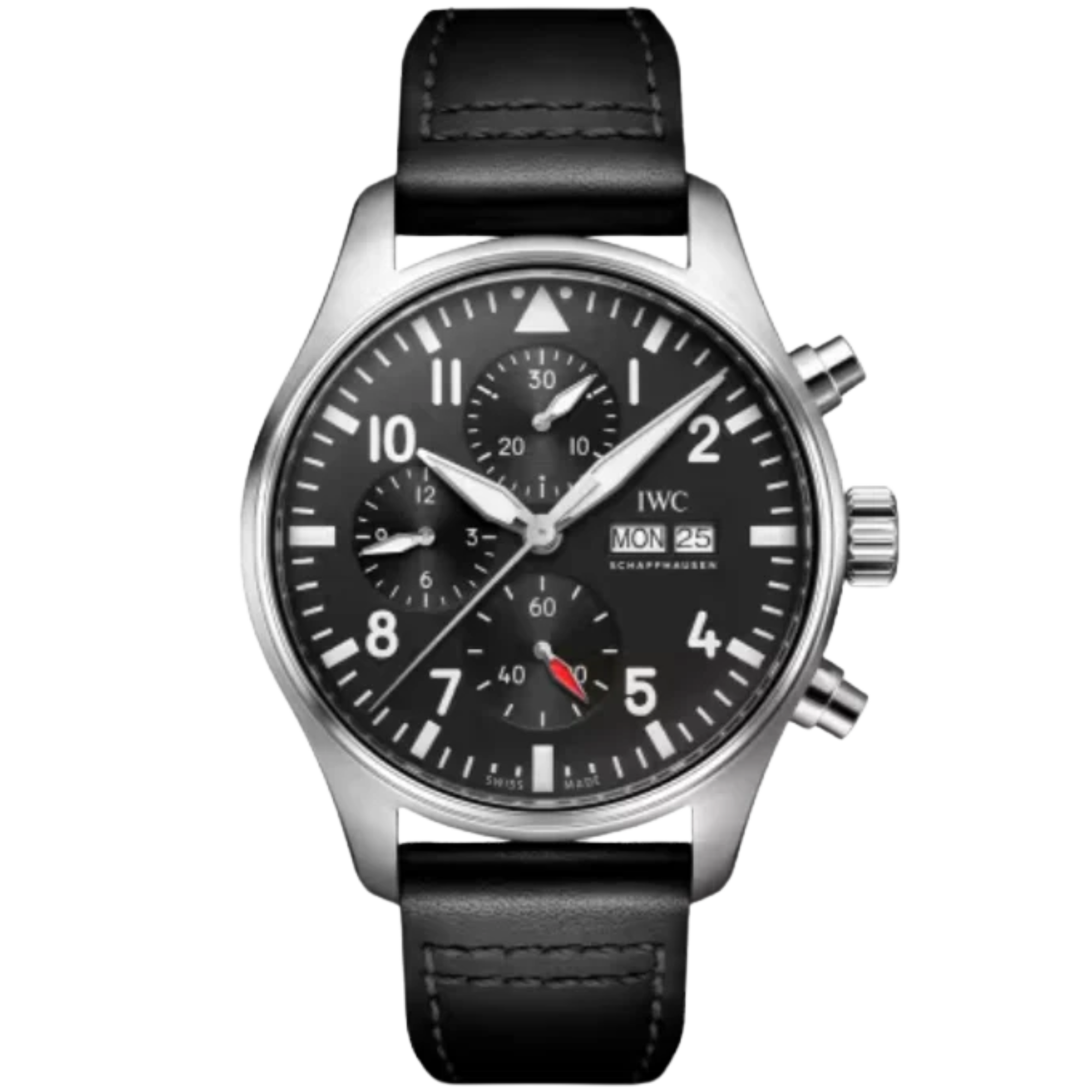 PILOT’S WATCH CHRONOGRAPH 43 MM STAINLESS STEEL WITH BLACK DIAL - IWC