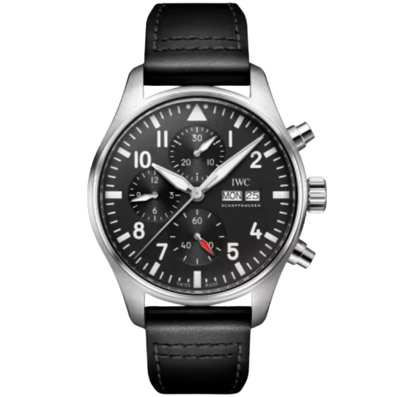 PILOT’S WATCH CHRONOGRAPH 43 MM STAINLESS STEEL WITH BLACK DIAL - IWC