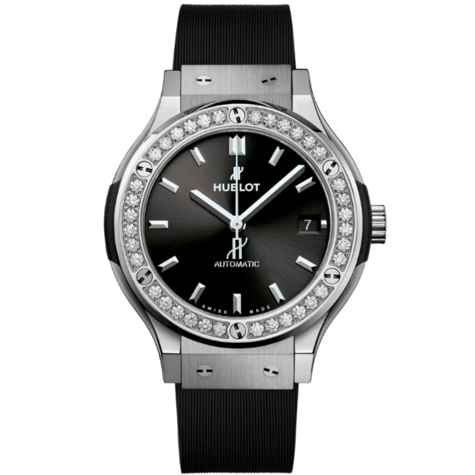 CLASSIC FUSION 3-HANDS 33MM TITANIUM DIAMONDS - Hublot