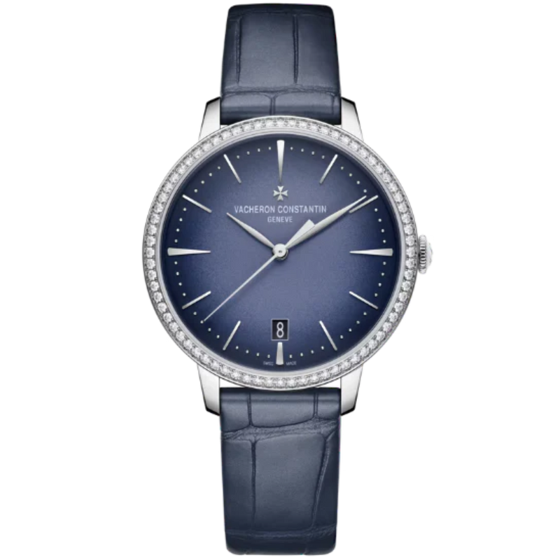 PATRIMONY SELF WINDING 36 MM 18K WHITE GOLD WITH BLUE BRASS DIAL - Vacheron Constantin