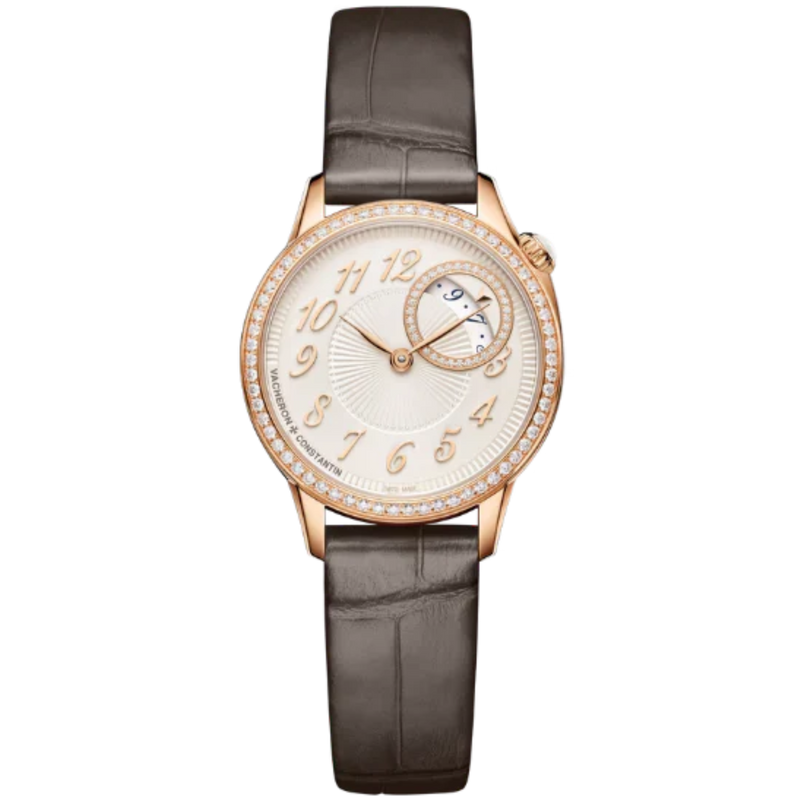 EGERIE QUARTZ PHASE 30 MM PINK GOLD WITH BRASS DIAL - Vacheron Constantin