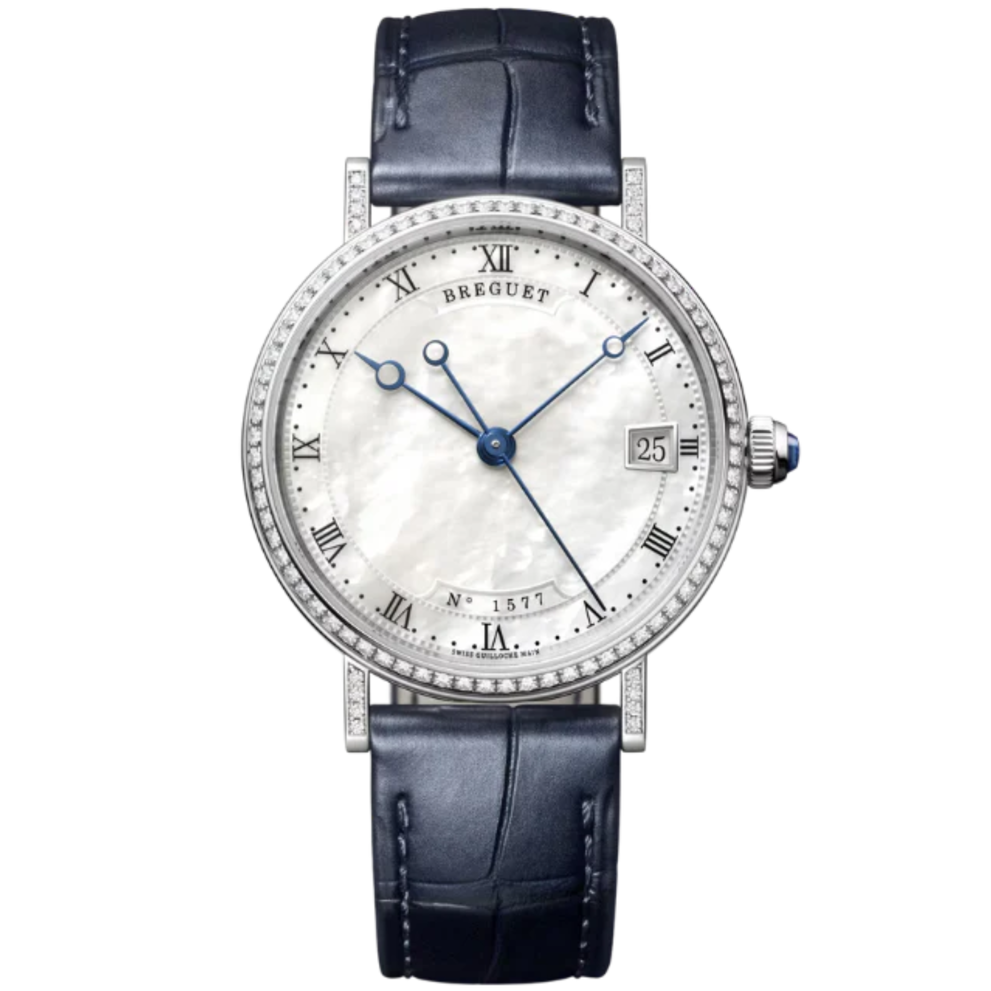 CLASSIQUE 9068 33 MM WHITE GOLD WITH MOTHER OF PEARL DIAL - Breguet