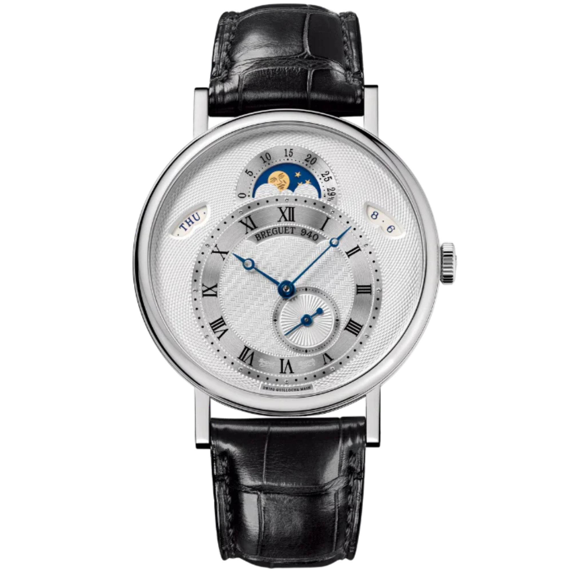 CLASSIQUE CALENDRIER 7337 39 MM WHITE GOLD WITH SILVER DIAL - Breguet