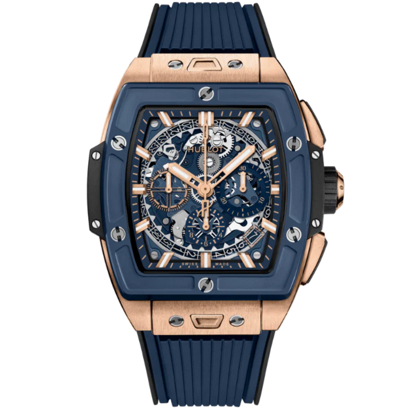 SPIRIT OF BIG BANG 42 MM KING GOLD BLUE CERAMIC - Hublot