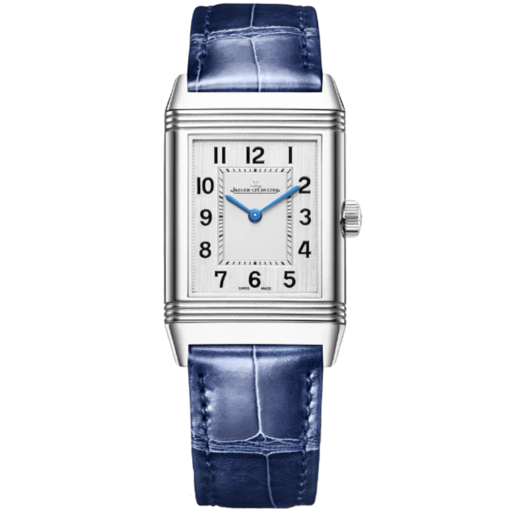 REVERSO CLASSIC MONOFACE QUARTZ 40 MM STAINLESS STEEL WITH SILVER GREY DIAL - Jaeger-LeCoultre