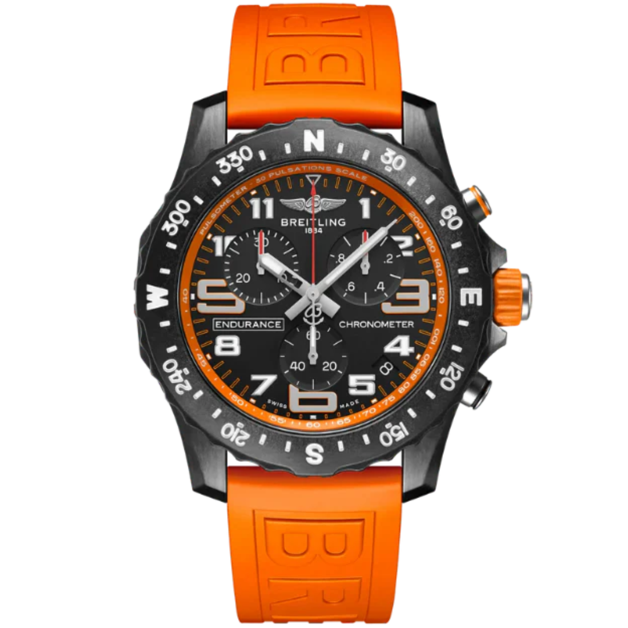 ENDURANCE PRO 44 MM BREITLIGHT® CASE WITH BLACK DIAL - Breitling