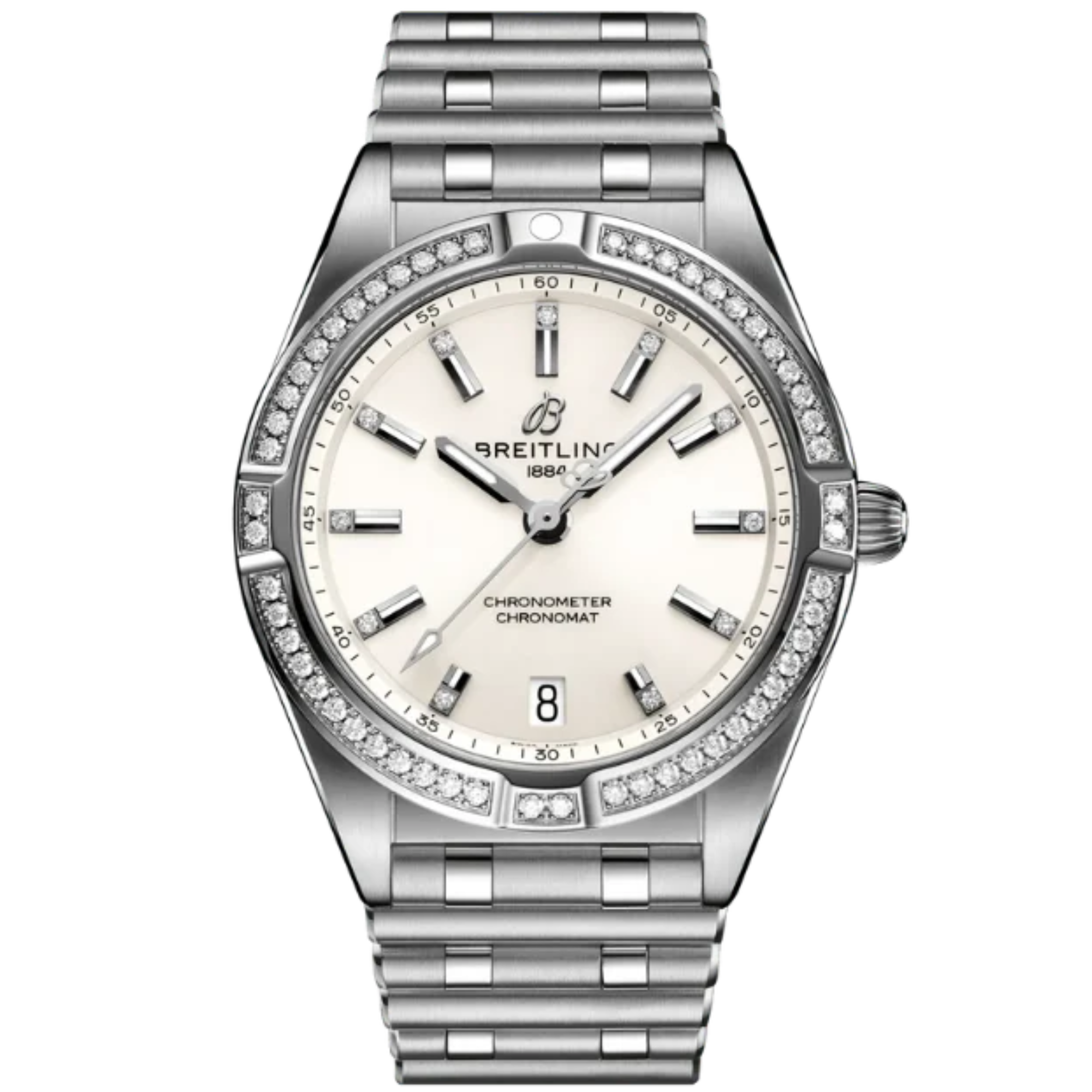 CHRONOMAT 32 MM STAINLESS STEEL WITH WHITE DIAL - Breitling