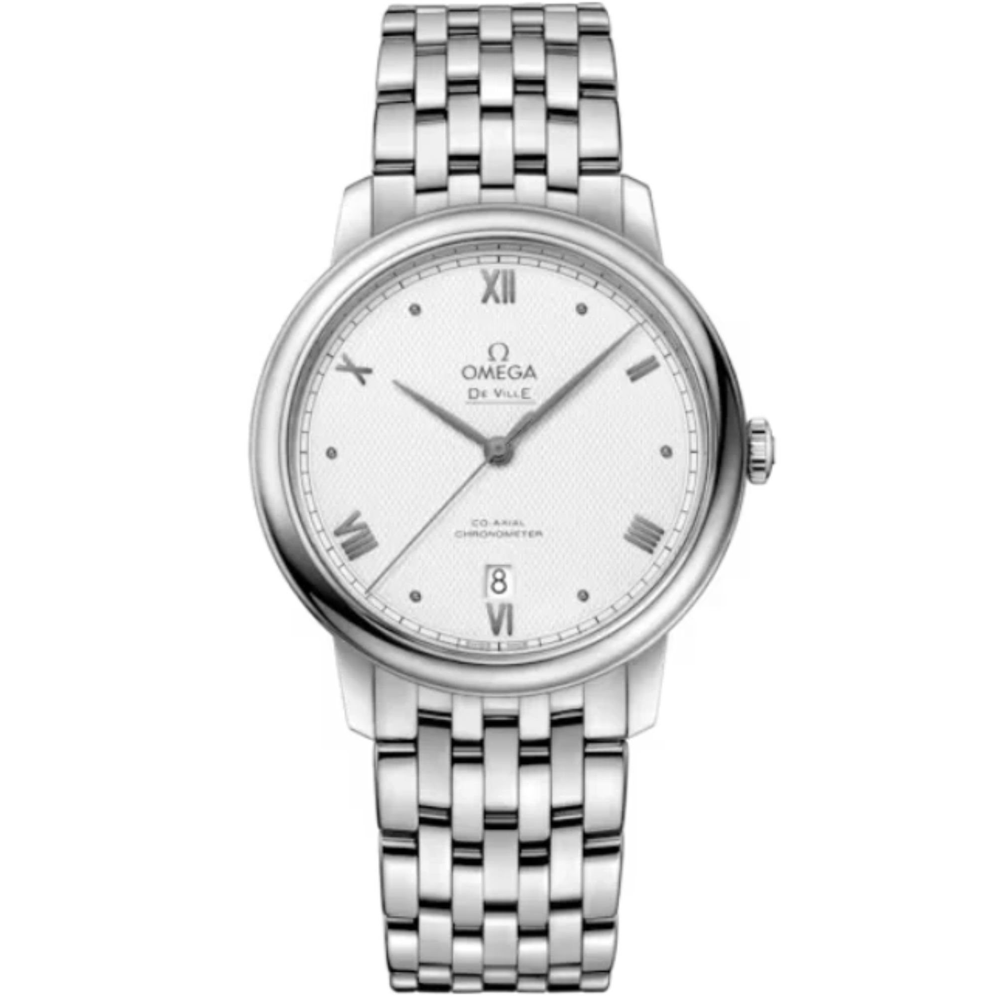 DE VILLE PRESTIGE 39 MM STAINLESS STEEL WITH GREY DIAL - Omega