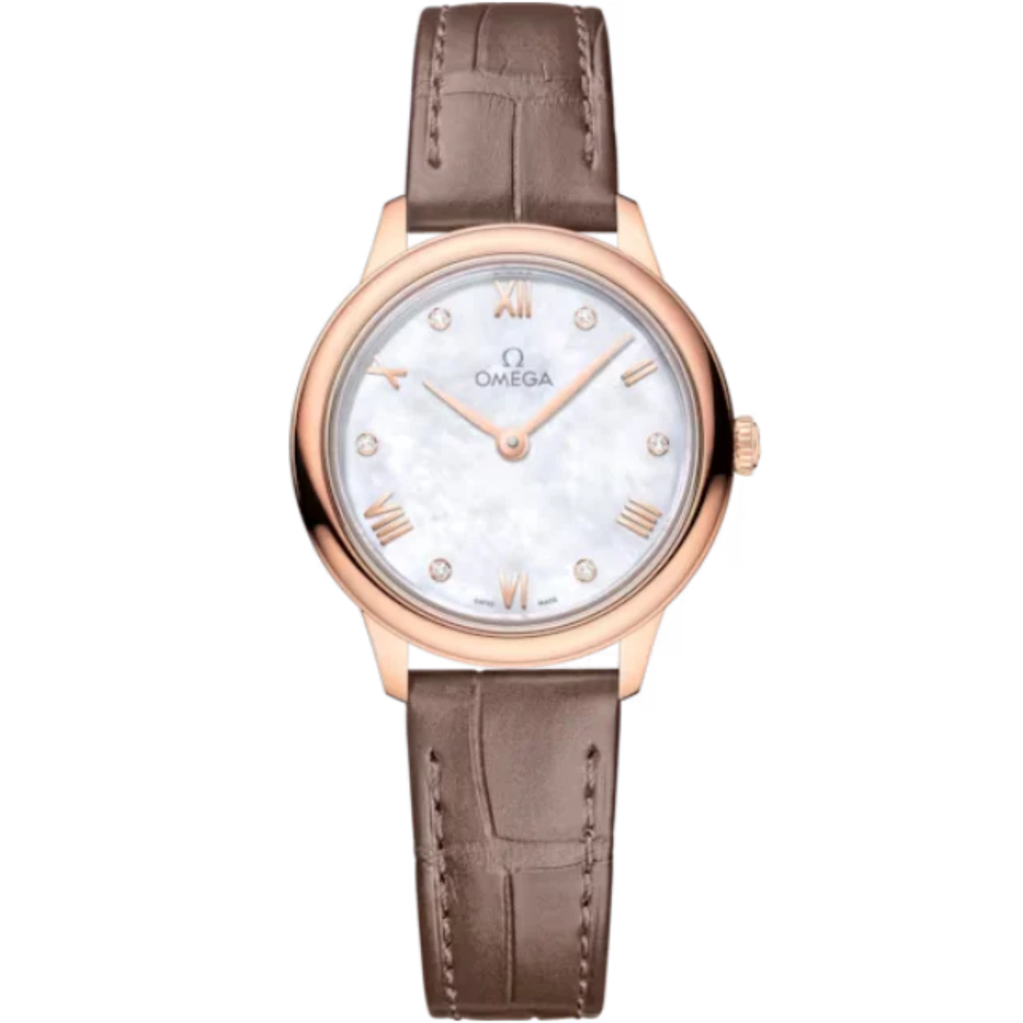 DE VILLE PRESTIGE 27 MM SEDNA™ GOLD WITH MOTHER OF PEARL DIAL - Omega
