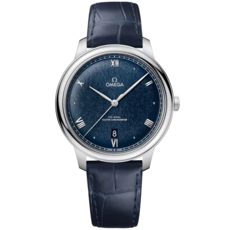 DE VILLE PRESTIGE 40 MM STAINLESS STEEL WITH BLUE DIAL - Omega