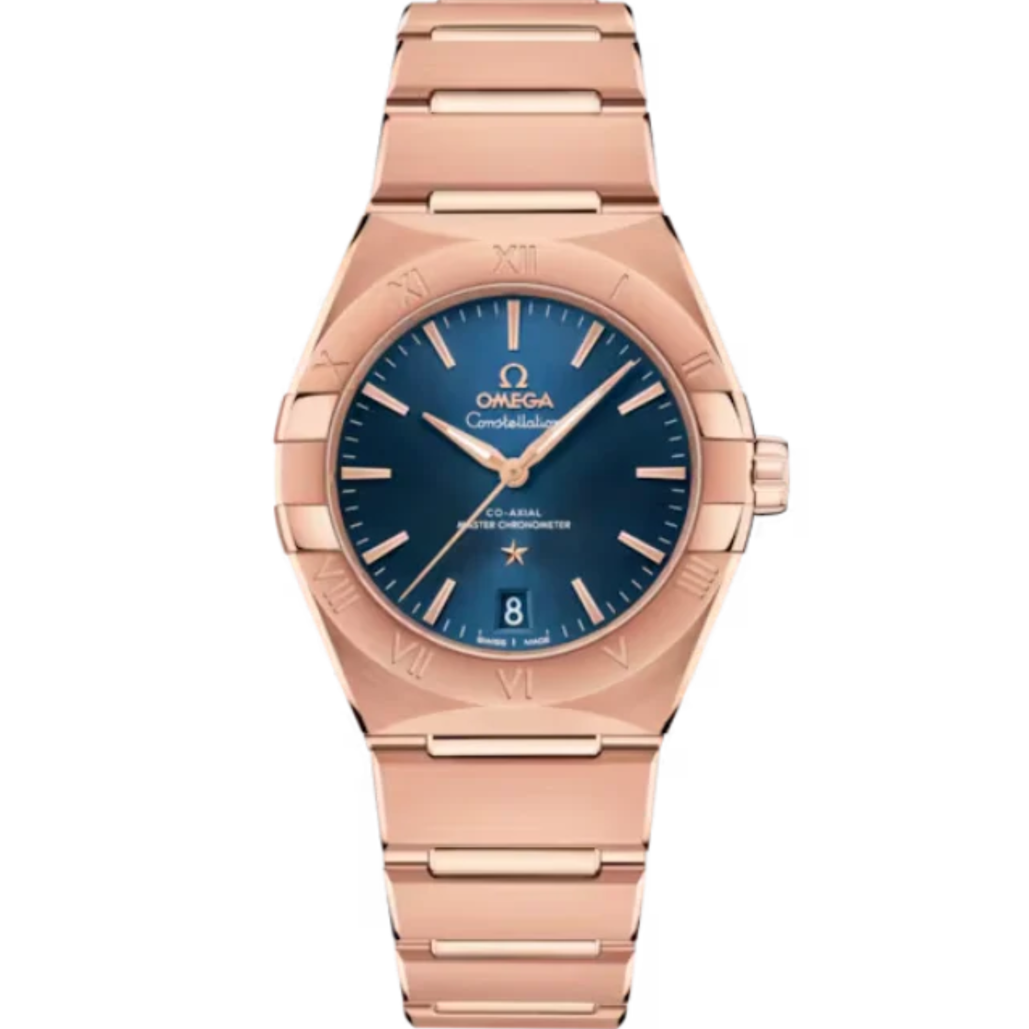 CONSTELLATION 36 MM SEDNA™ GOLD WITH BLUE DIAL - Omega