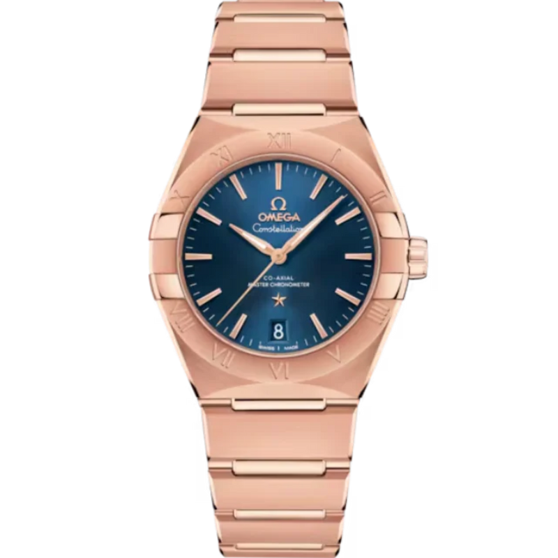 CONSTELLATION 36 MM SEDNA™ GOLD WITH BLUE DIAL - Omega