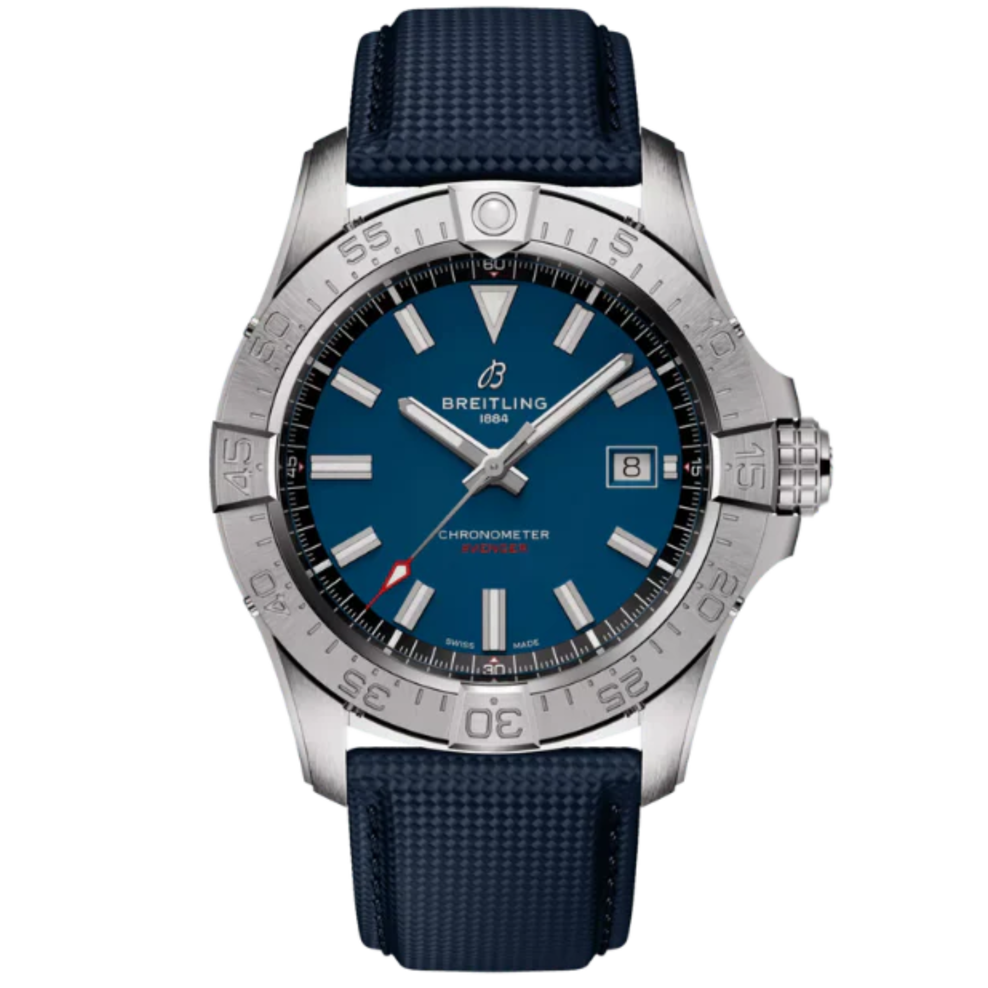 AVENGER AUTOMATIC 42 MM STAINLESS STEEL WITH BLUE DIAL - Breitling