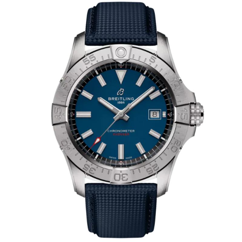AVENGER AUTOMATIC 42 MM STAINLESS STEEL WITH BLUE DIAL - Breitling
