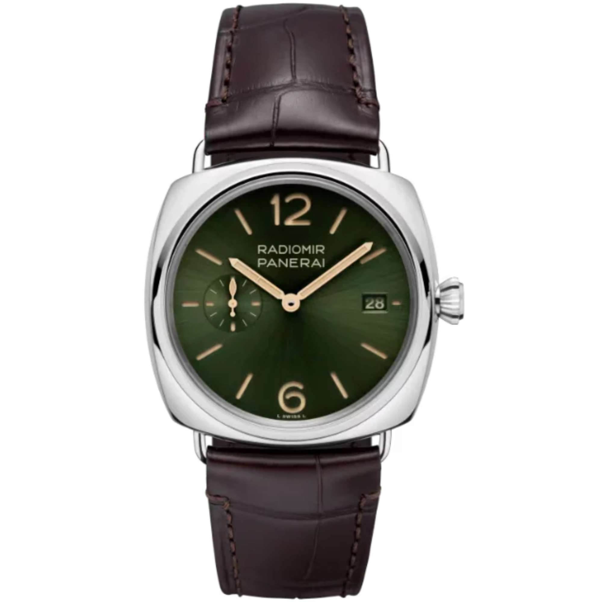 RADIOMIR QUARANTA PAM01386 40 MM STAINLESS STEEL WITH GREEN DIAL - Panerai